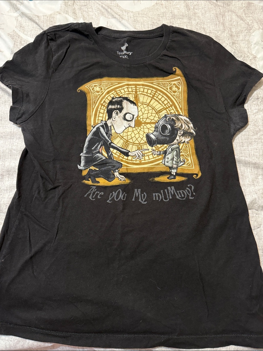 TeeFury l Am Not Your Mummy Black Graphic Tee (XXXL) Doctor Who